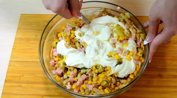 Салат Быстрый, пошаговый рецепт с фото