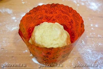 Пасхальный кулич с апельсиновой цедрой