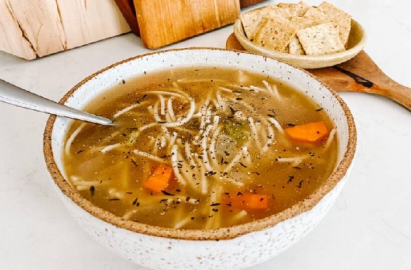 
Суп с домашней лапшой и курицей &mdash; самый вкусный пошаговый рецепт	