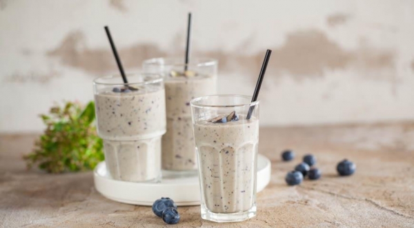 Смузи с авокадо, бананом и семенами чиа, пошаговый рецепт с фото Смузи с авокадо, бананом и семенами чиа, пошаговый рецепт с фото