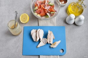 Куриный салат с авокадо Куриный салат с авокадо