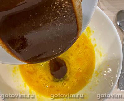 Брауни с творогом и вишней