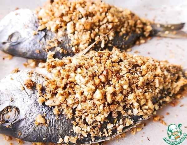 Дорадо под ореховой корочкой Дорадо под ореховой корочкой