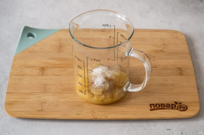 Постный яблочный майонез