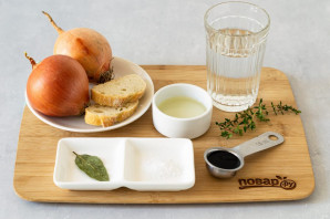 Вегетарианский луковый суп