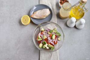 Куриный салат с авокадо Куриный салат с авокадо