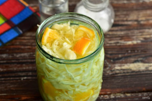 Квашеная капуста с апельсином