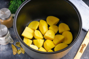 Скумбрия с картошкой в мультиварке Скумбрия с картошкой в мультиварке