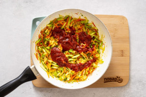 Кабачковая икра через терку