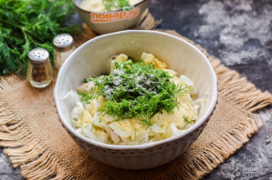 Салат из пекинской капусты с курицей Салат из пекинской капусты с курицей