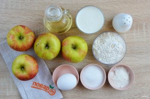 Яблочные пончики Яблочные пончики