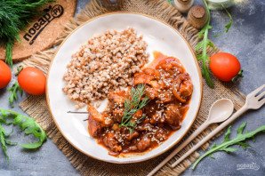 Мясо в соусе "Дыхание дракона" Мясо в соусе "Дыхание дракона"