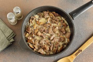 Жульен из куриной печени