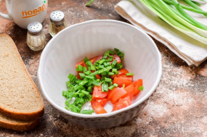 Бутерброды с баклажанами и помидорами