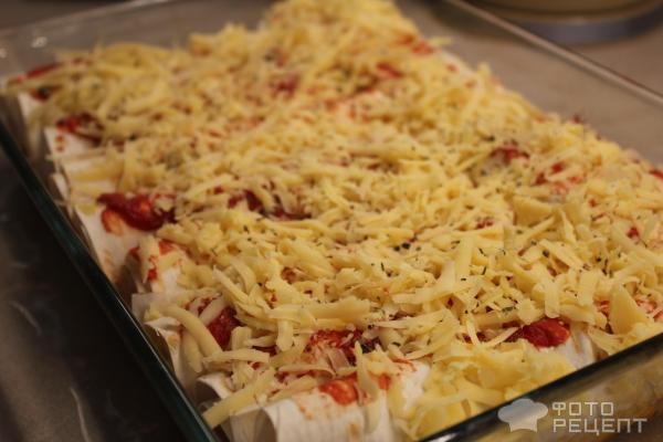 Рецепт: Энчилада - с фаршем