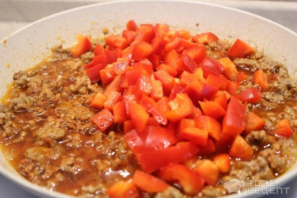 Рецепт: Энчилада - с фаршем