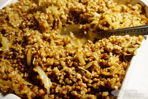 Рецепт: Гречневый бигос с индейкой - со свежей капустой