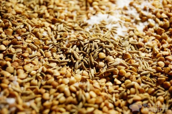 Рецепт: Гречневый бигос с индейкой - со свежей капустой