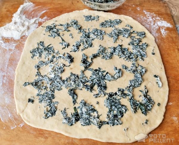 Рецепт: Хлеб с зеленью и моцареллой - В традициях Италии Рецепт: Хлеб с зеленью и моцареллой - В традициях Италии