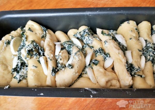 Рецепт: Хлеб с зеленью и моцареллой - В традициях Италии Рецепт: Хлеб с зеленью и моцареллой - В традициях Италии