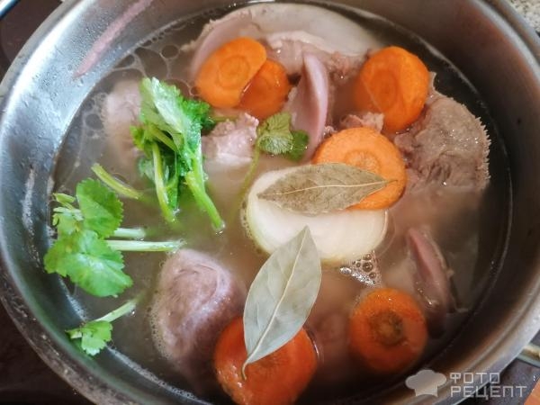 Рецепт: Язык отварной - Варим правильно Рецепт: Язык отварной - Варим правильно