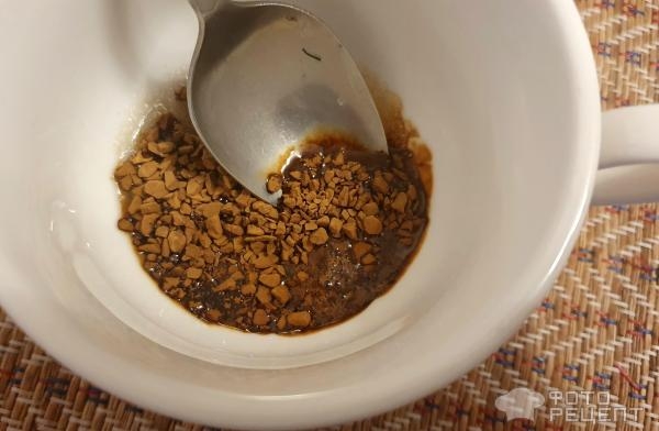 Рецепт: Кофе по-турецки - домашний кофе "по-турецки" из растворимого кофе.