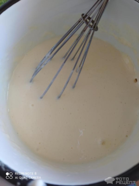 Рецепт: Крем для торта Пломбир - Нежный Рецепт: Крем для торта Пломбир - Нежный