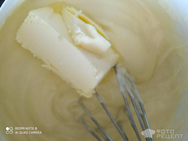 Рецепт: Крем для торта Пломбир - Нежный Рецепт: Крем для торта Пломбир - Нежный