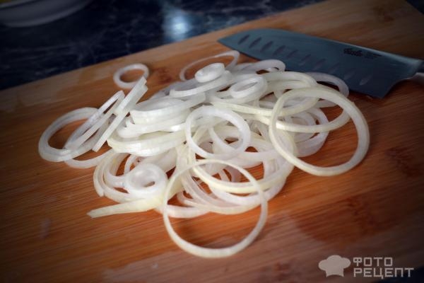 Рецепт: Мясо по-французски со свининой - В духовке