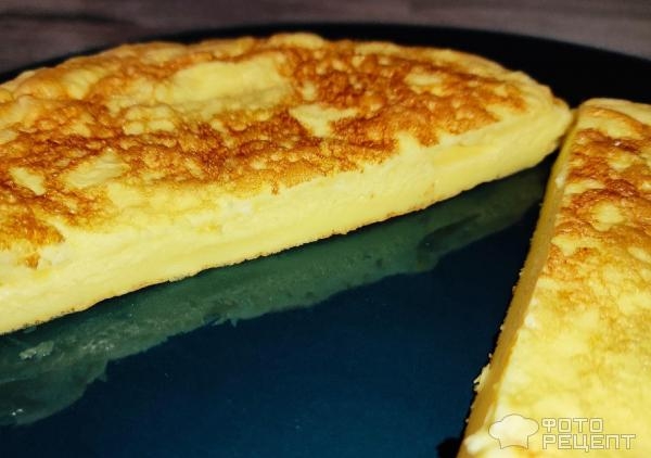 Рецепт: Омлет на сковороде - пышный омлет перевертыш!