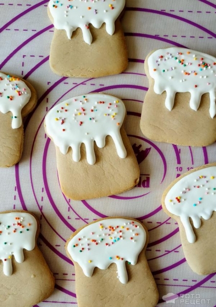 Рецепт: Пасхальное печенье - куличики. Готовимся к Пасхе. Рецепт: Пасхальное печенье - куличики. Готовимся к Пасхе.