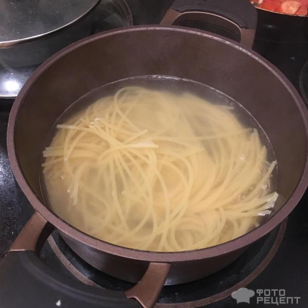 Рецепт: Паста с тунцом - в томатном соусе