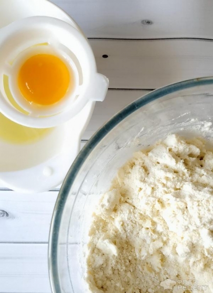 Рецепт: Печенье "Ромашка" - формовка изделия делает чудеса даже с обычным тестом