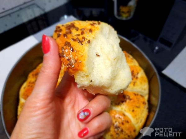 Рецепт: Сербский хлеб "Погачице" - Сербский хлеб &laquo;Ухо слона&raquo;