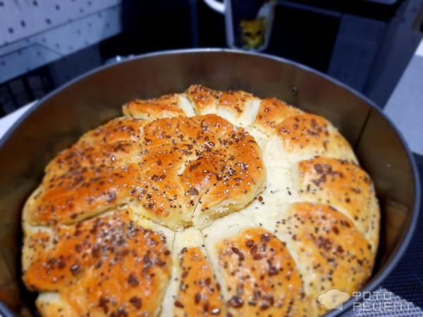 Рецепт: Сербский хлеб "Погачице" - Сербский хлеб &laquo;Ухо слона&raquo;