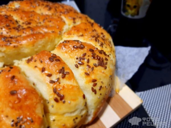 Рецепт: Сербский хлеб "Погачице" - Сербский хлеб &laquo;Ухо слона&raquo;