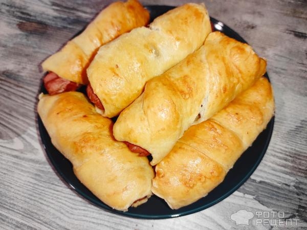 Рецепт: Сосиска в тесте - Любимая выпечка! Просто и питательно!) Рецепт: Сосиска в тесте - Любимая выпечка! Просто и питательно!)