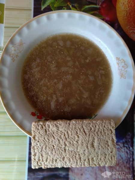 Рецепт: Суп крупяно-грибной - постный супчик