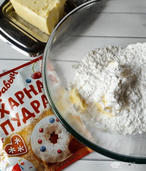 Рецепт: Торт "Красный бархат" - из готовой смеси с чиз-кремом