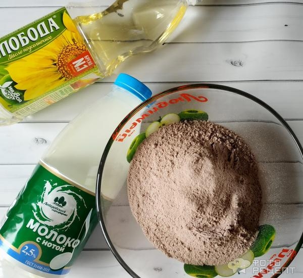 Рецепт: Торт "Красный бархат" - из готовой смеси с чиз-кремом