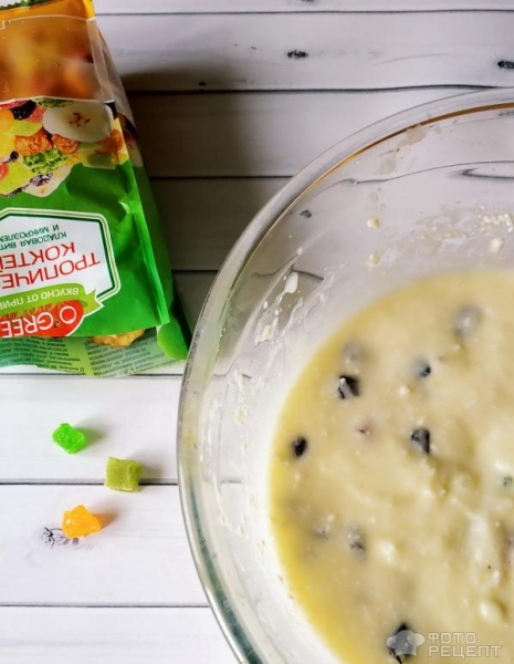 Рецепт: Творожный кулич - без дрожжей, с безбелковой глазурью. Встречаем праздники.