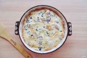 Насыпной пирог с ягодами