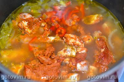 Куриный суп с арахисовой пастой Куриный суп с арахисовой пастой