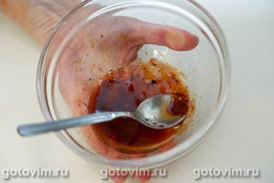 Утка в аджике, зажаренная в пакете для выпечки