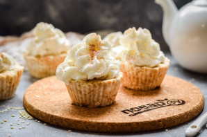 Капкейки из печенья без выпечки Капкейки из печенья без выпечки