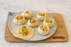 Вегетарианский момо