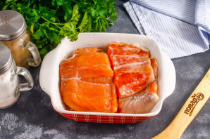 Засол красной рыбы с водкой Засол красной рыбы с водкой