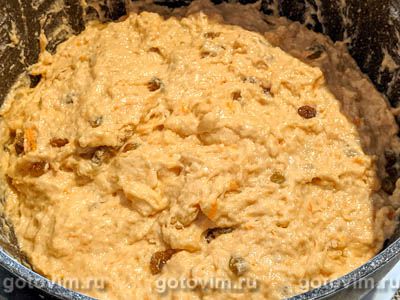 Тыквенная бабка с изюмом и лимоном Тыквенная бабка с изюмом и лимоном