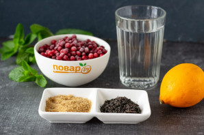 Брусничный чай Брусничный чай