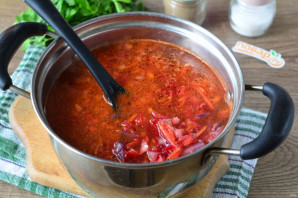 Борщ из красной капусты Борщ из красной капусты